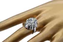Zircon Sterling silver 925 Ring Vintage Jewlery vrc043s